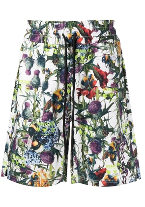 Mauna Kea floral-print track shorts - White