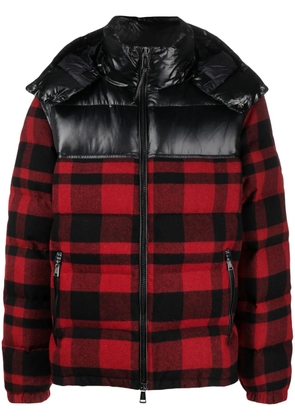 Polo Ralph Lauren check-print puffer jacket - Black