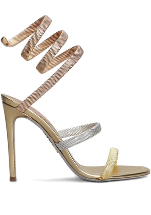 René Caovilla 105mm Trigold sandals