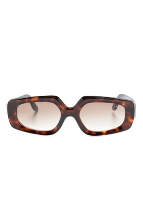 Lapima Joana rectangle-frame sunglasses - Brown