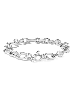 David Yurman sterling silver Mercer diamond chain necklace (25mm)