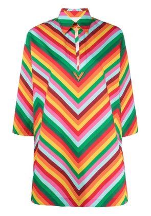 Valentino Garavani striped cotton blouse - Red