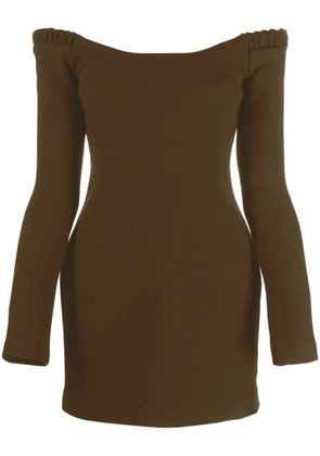 KHAITE Octavia long-sleeve dress - Green