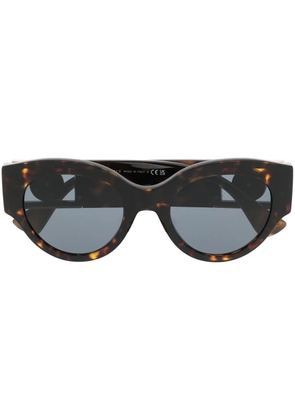 Versace Eyewear Medusa Head tortoiseshell-effect sunglasses - Brown