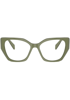 Prada Eyewear oversize-frame glasses - Green