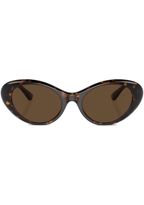 Versace Eyewear Medusa oval-frame sunglasses - Green