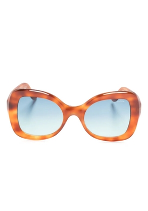 Lapima Isabel oversized-frame sunglasses - Brown