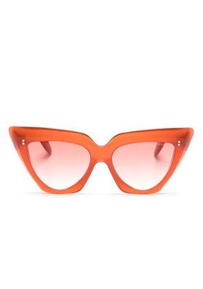Cutler & Gross gradient cat-eye frame sunglasses - Orange