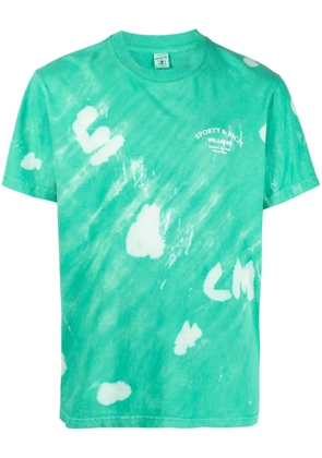 Sporty & Rich Wellness tie-dye T-shirt - Green