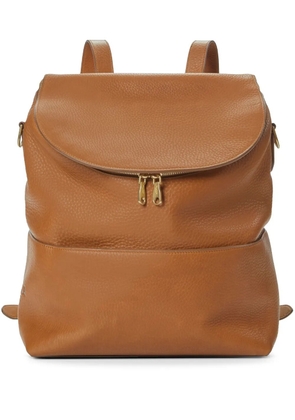 Shinola The Convertible grained-leather backpack - Brown