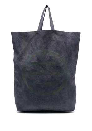 Comme Des Garçons Pre-Owned 2010s pre-owned graphic print shopping bag - Blue