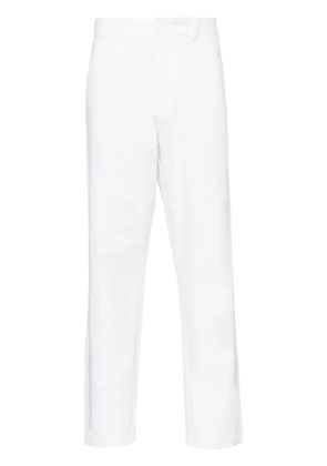 Prada mid-rise loose-fit trousers - White