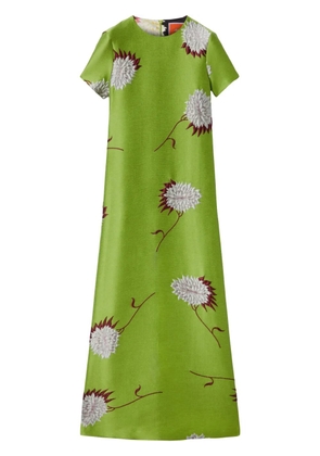 La DoubleJ Swing midi dress - Green