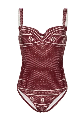 Marlies Dekkers Polaris plunge bodysuit - Red
