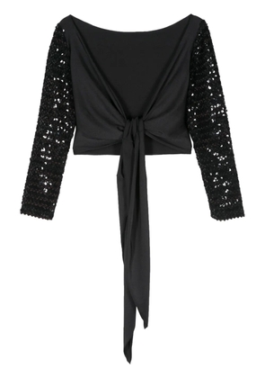 Jean Paul Gaultier Pre-Owned 2000s sequin-embellished top - Black