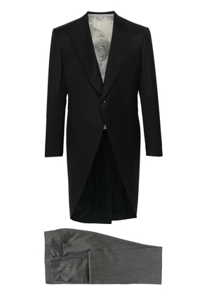 Canali single-breasted wool suit - Black