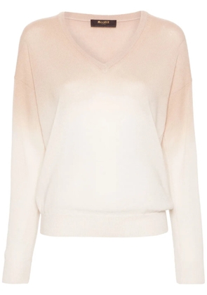 Moorer gradient-effect jumper - Neutrals