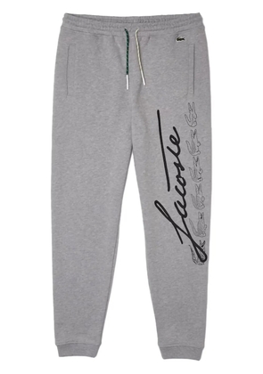 Lacoste printed 'Heather' track pants - Grey