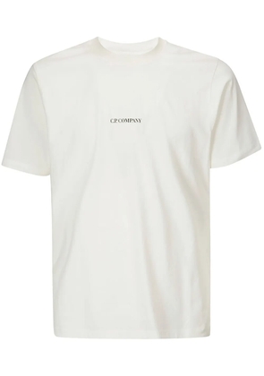 C.P. Company logo-print cotton T-shirt - White