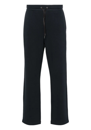 Moncler logo-appliqué track pants - Blue