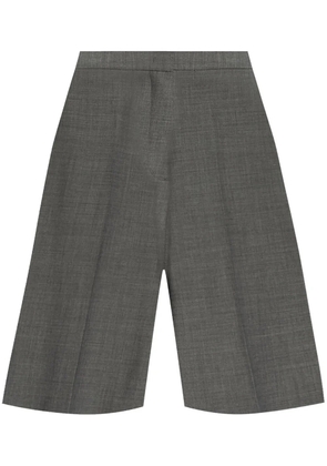 Fabiana Filippi pressed-crease knee-length shorts - Grey