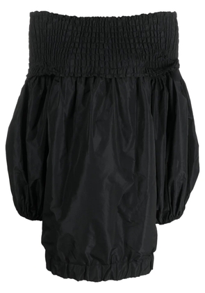 Patou off-shoulder puff-sleeve dress - Black