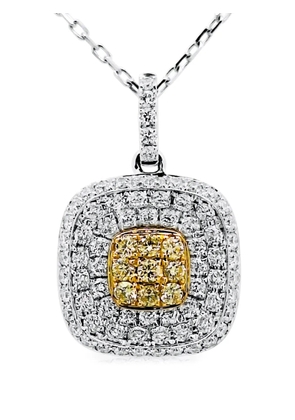 HYT Jewelry 18k white gold diamond necklace