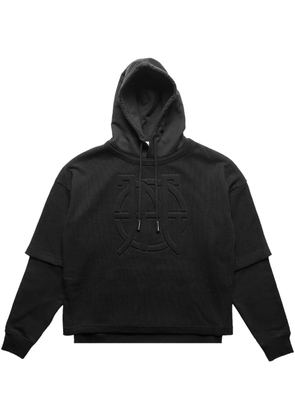 Jean Paul Gaultier Waffle hoodie - Black