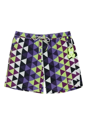 Psycho Bunny Alexander Varsity swim shorts - Purple