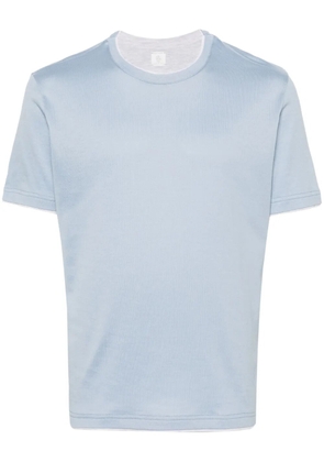 Eleventy layered cotton T-shirt - Blue