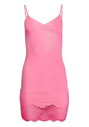 Fleur Du Mal organic-cotton slip dress - Pink