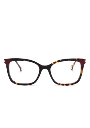 Carolina Herrera butterfly-frame glasses - Brown
