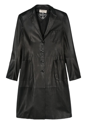 A.N.G.E.L.O. Vintage Cult 2002s single-breasted leather coat - Black