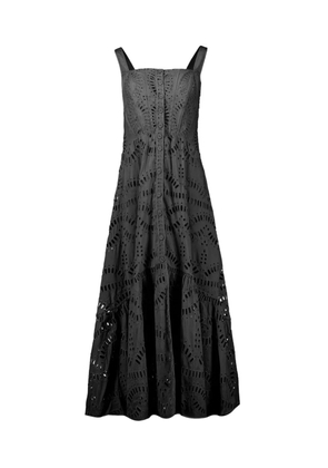 Charo Ruiz Ibiza Nissy embroidered maxi dress - Black