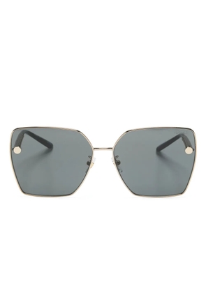 Versace Eyewear oversize-frame sunglasses - Gold