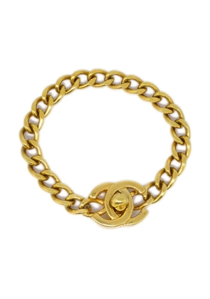 CHANEL Pre-Owned 1996 CC turn-lock chain bracelet - Gold