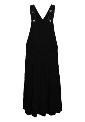 Black Comme Des Garçons pleated dress