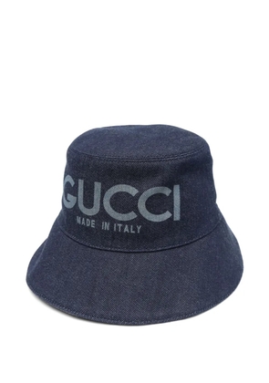 Gucci denim bucket hat - Blue