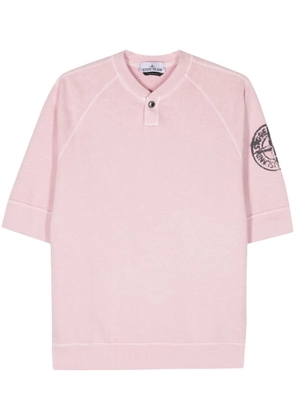 Stone Island 'Old Treatment' cotton T-shirt - Pink
