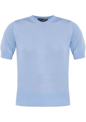Dolce & Gabbana knitted T-shirt - Blue