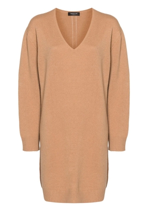 Fabiana Filippi V-neck knitted dress - Neutrals