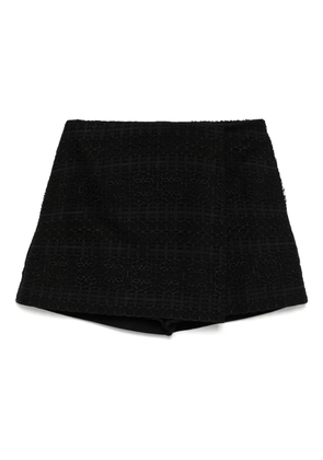 Elie Saab Macramé shorts - Black