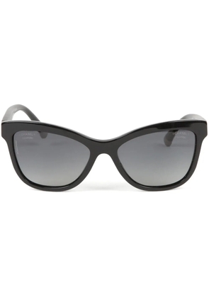 CHANEL Pre-Owned 2000s CC diamond-quilted sunglasses - Black