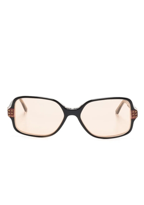 Balenciaga Pre-Owned 2780 rectangle-frame sunglasses - Black