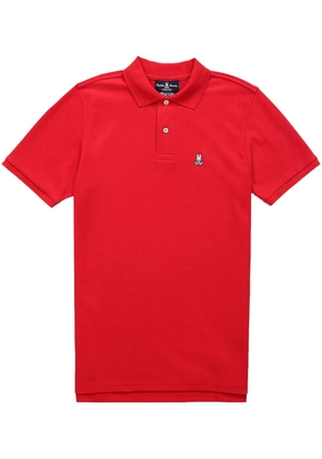 Psycho Bunny piqué-weave polo shirt - Red