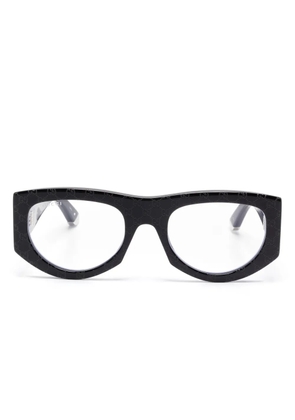 Gucci Eyewear geometric-frame glasses - Black