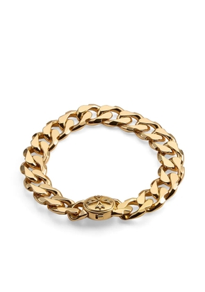 Emanuele Bicocchi logo-engraved bracelet - Gold