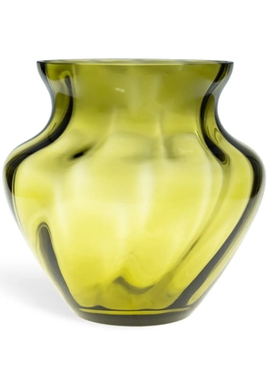 KLIMCHI Marika glass vase (22cm x 23cm) - Green