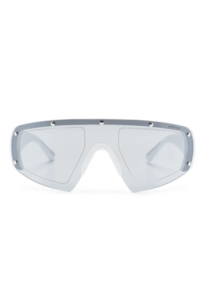 Moncler Eyewear Cycliste tinted oversize sunglasses - White