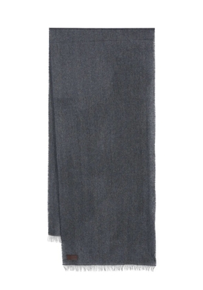 Canali herringbone scarf - Blue
